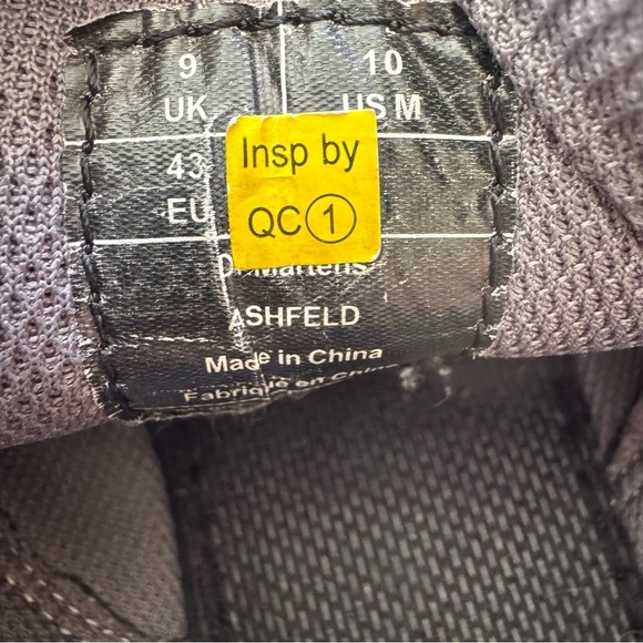 DR. MARTEN'S Leather Men’s Ashfeld Oxford Utility Shoe Black Size 10 - Picture 13 of 16